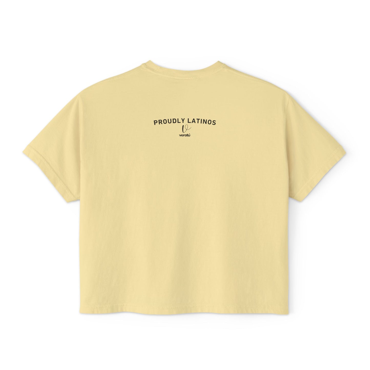 My Attitude Sounds Better in Portuguese Boxy Tee Shirt