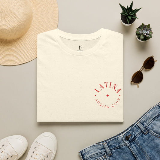 Latina Social Club T-Shirt — Minimal Chest Logo Tee