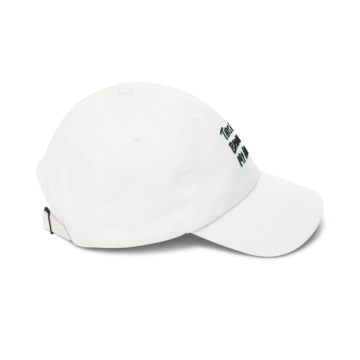"This Game Brings Out My Accent" Embroidered Dad Cap