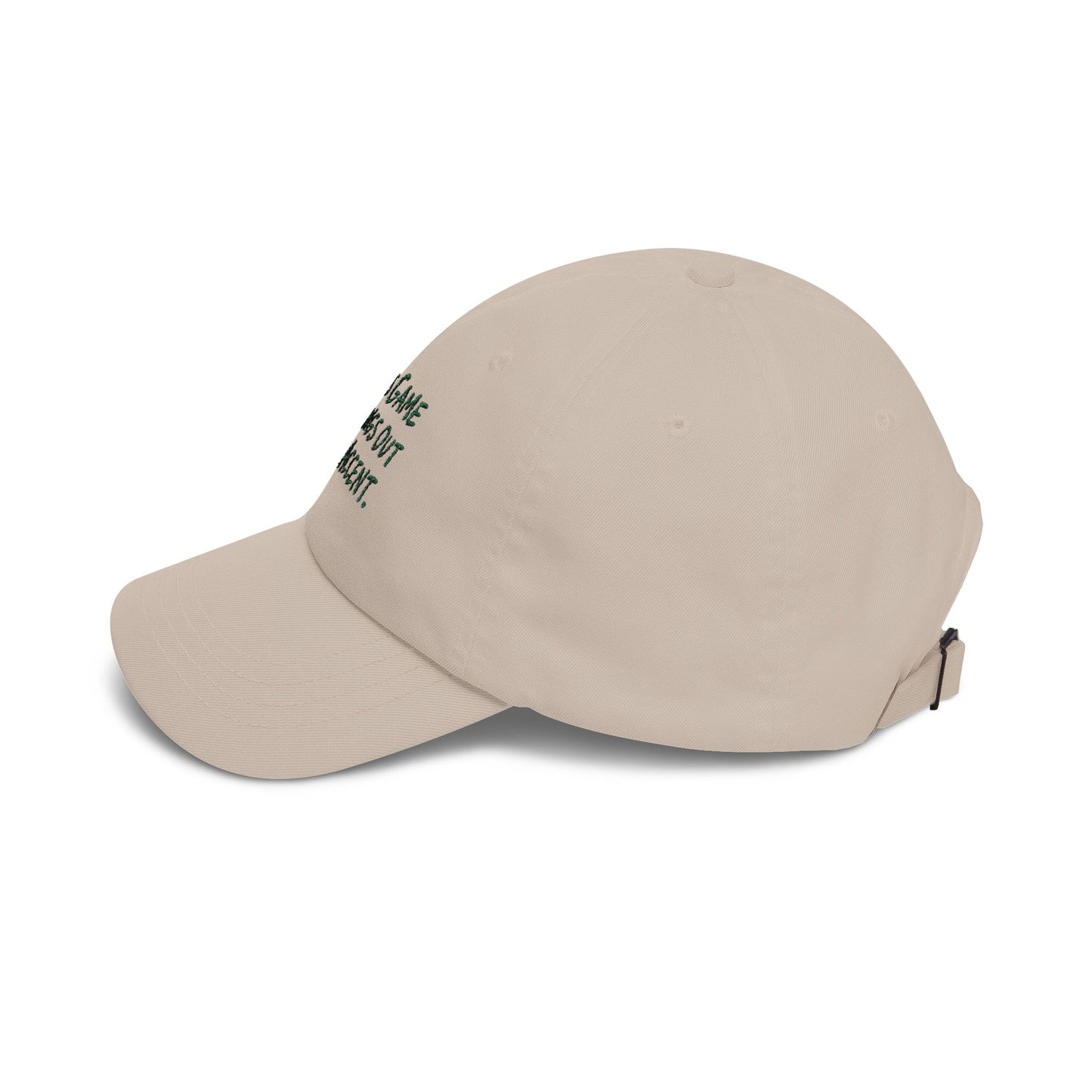 "This Game Brings Out My Accent" Embroidered Dad Cap